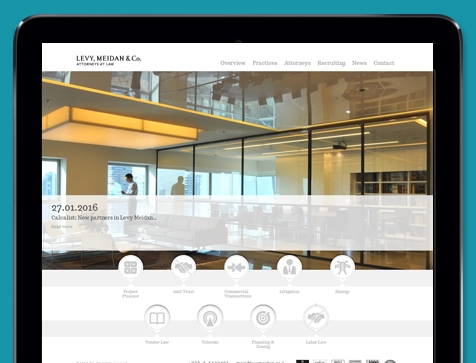 אתר וורדפרס למשרד עורכי דין