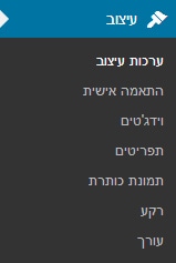 עיצוב וורדפרס