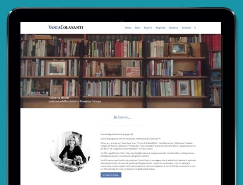 אתר וורדפרס לסופרת